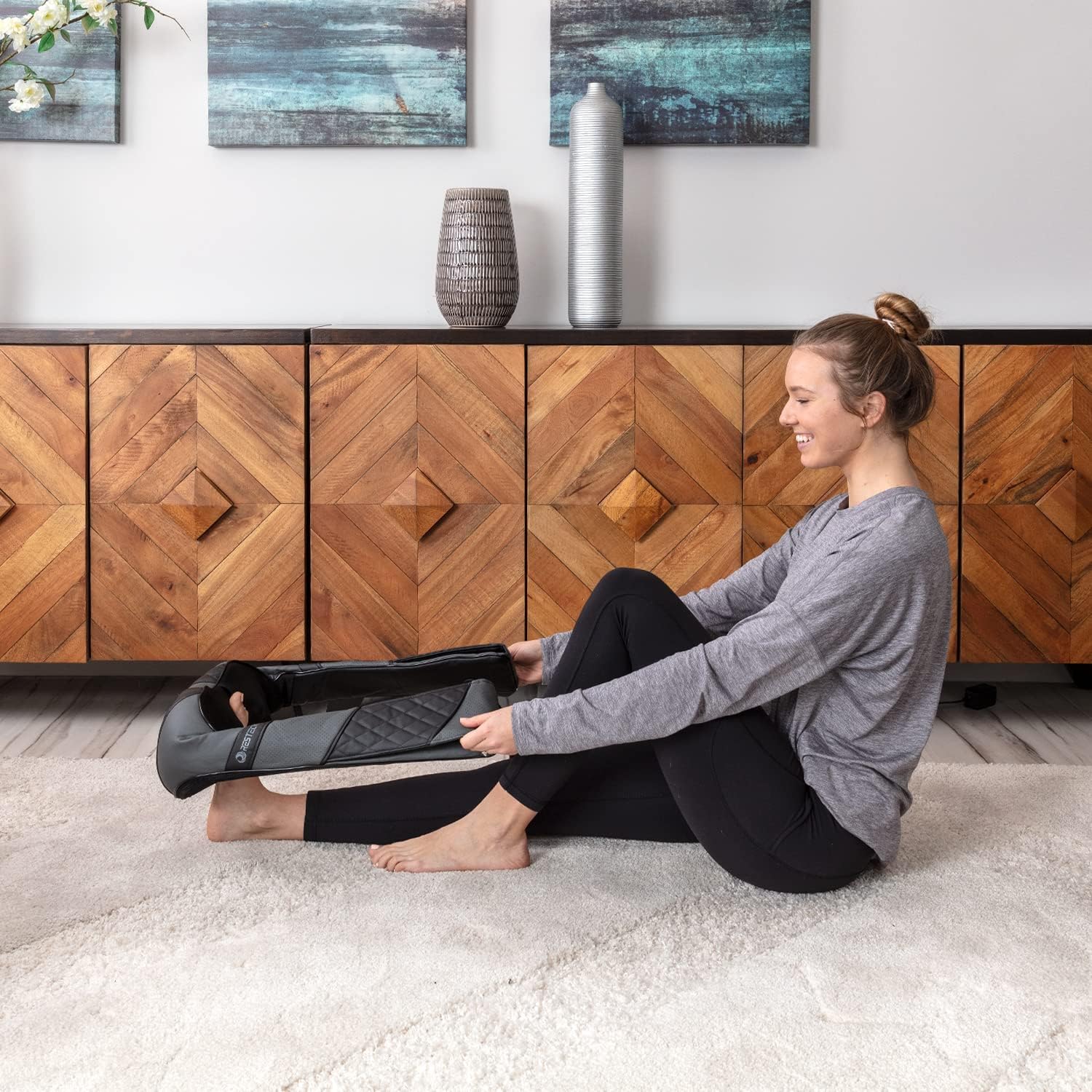 Massagers for Neck and Back with Heat - Deep Tissue 3D Kneading Pillow, Electric Shiatsu Shoulder Massage, Foot, Legs,Body - Relieve Muscle Pain - Office, Home & Car