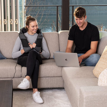 Massagers for Neck and Back with Heat - Deep Tissue 3D Kneading Pillow, Electric Shiatsu Shoulder Massage, Foot, Legs,Body - Relieve Muscle Pain - Office, Home & Car