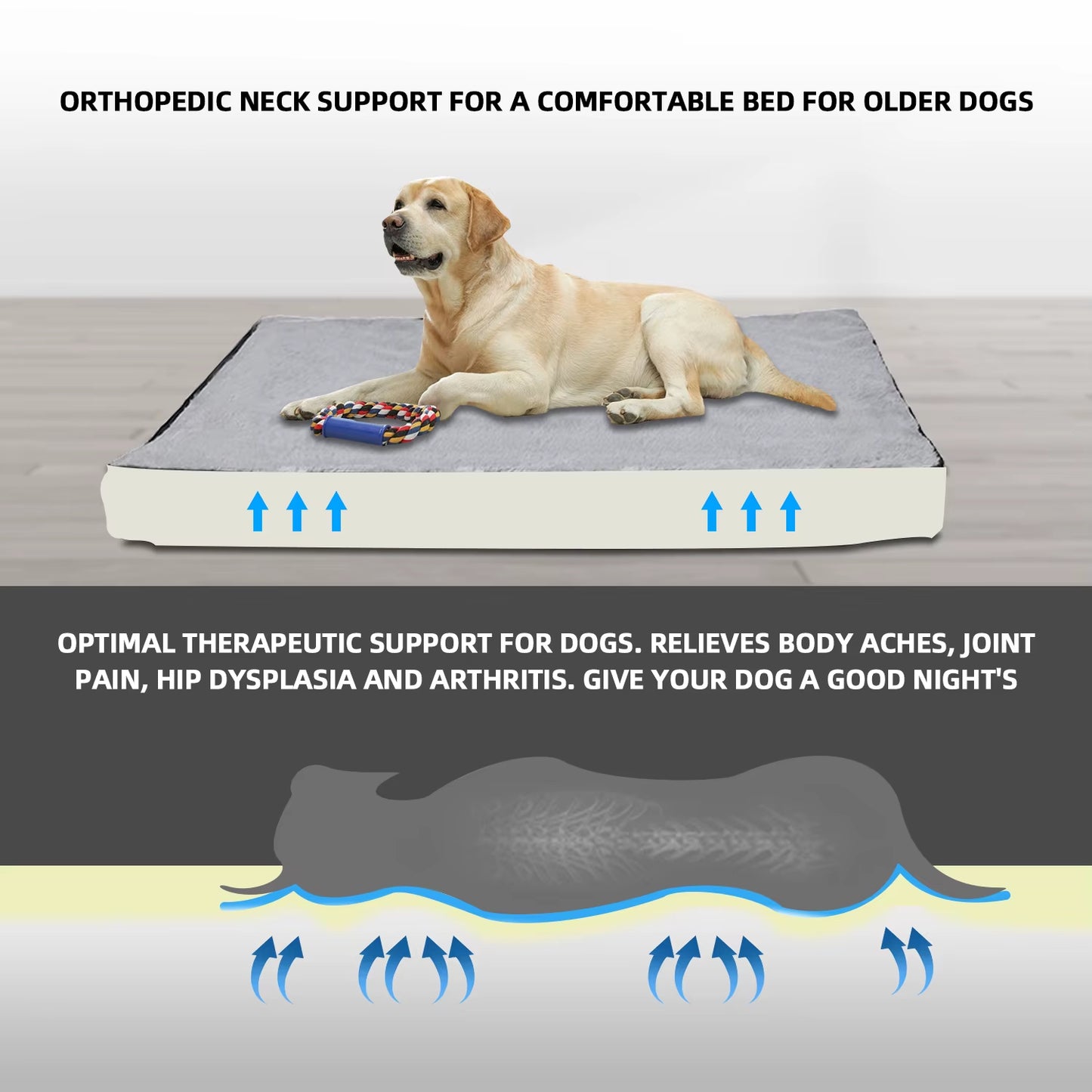 High Quality Luxury Orthopedic Memory Foam Teddy Fabric round Dog Bed Washable Large Dog Beds