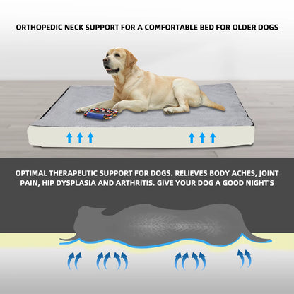 High Quality Luxury Orthopedic Memory Foam Teddy Fabric round Dog Bed Washable Large Dog Beds