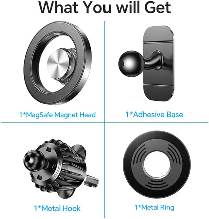 for Magsafe Car Mount【20 Strong Magnets】Magnetic Phone Holder for Car Phone Holder Mount Dash Mounted Holders Cell Phone Holders for Your Car Accessories for Women Men for Iphone 17 16 15 14